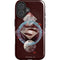 DC Comics Superman Purple Abstract Collage iPhone 16 Magsafe Impact Case